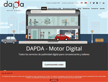 Tablet Screenshot of dapda.com